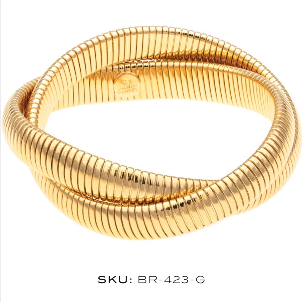 Janis Savitt Double Cobra Bracelet